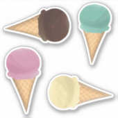 Eis-Aufkleber Aufkleber (Vorderseite)