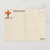 Eis aus meiner Stadt Postkarte (Rückseite)