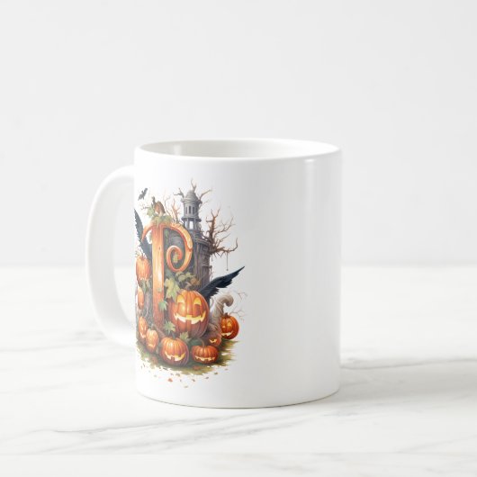 Eis aus Pumpkin: Halloween Cup - Typ T Kaffeetasse (Vorderseite Links)