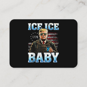 Eis Baby Lustiger Trump Visitenkarte
