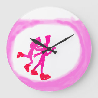 Eis-Ballett Große Wanduhr