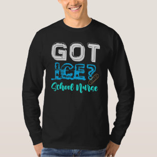Eis Bekommen Schulkrankenschwester Bekleidung T-Shirt