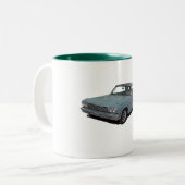 Eis-Blau62 Impala Zweifarbige Tasse (Vorderseite Links)