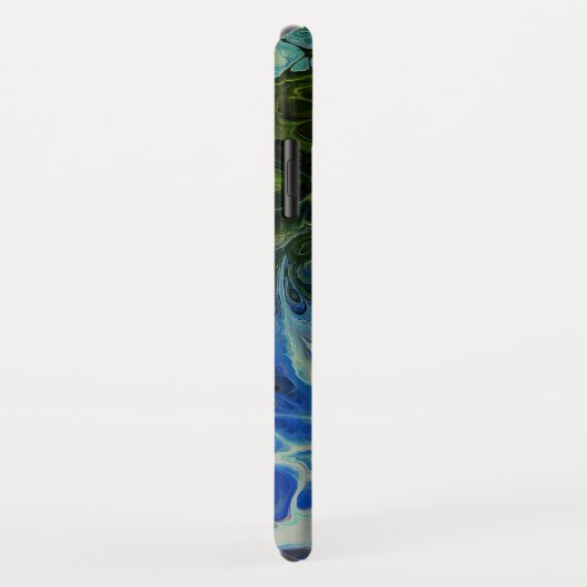 Eis Blue and Olive Swirl Case-Mate Handy Case (Hinten/Rechts)