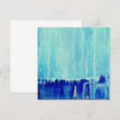 'Eis Blue Dankeskarte (Vorne/Hinten)