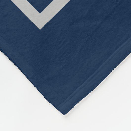 Eis Blue Heart Hockey Worte Weiße Logos 2 Fleecedecke (Ecke)