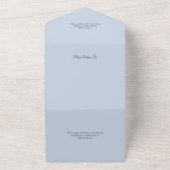 Eis Blue Rose QR Code All in one Wedite Invite Einladung (Außenbereich)