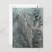 Eis Blume Vertikale DICKE Postkarte (Vorne/Hinten)