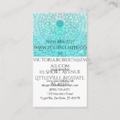 Eis-BlumeMandala Visitenkarte (Rückseite)