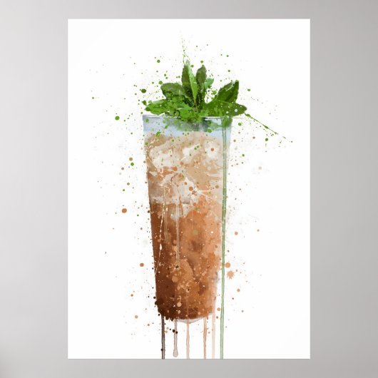 Eis-Chai-Latte Poster (Vorne)