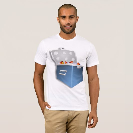 Eis Cooler T - Shirt der Männer (Vorne ganz)