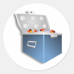 Eis-coolere Aufkleber