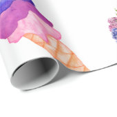 Eis Cream Brautparty Sie ist Waffelkone Geschenkpapier (Rolleneckpunkt)