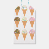 Eis Cream Cones Gift Tags Geschenkanhänger (Vorderseite)