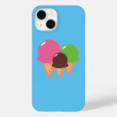 Eis Cream Cones iPhone Case (Rückseite)