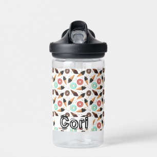 Eis Cream Conneys mit Donuts Individuelle Name Trinkflasche