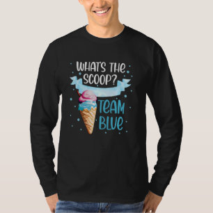 Eis Cream Gender Reveal Matching Team Blue Was ist T-Shirt