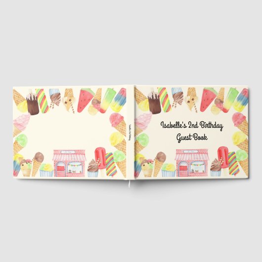 Eis Cream Party Gästebuch (Voll)