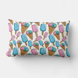Eis Cream Pattern werfen Kissen