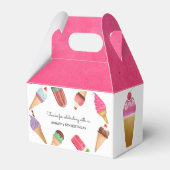 Eis Cream Pink Blue Brown Food Popsivor Box Geschenkschachtel (Vorderseite)
