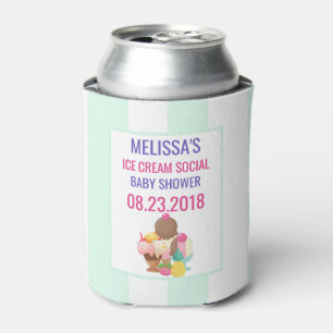 Eis Cream Social Baby Shooting Event Dosenkühler