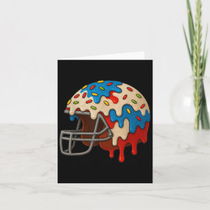 Eis Cream Tropfen Fußball Helm 4. Juli Boys Ki Karte