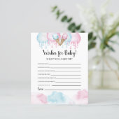 Eis Creme Gender Reveal wünscht sich eine Babykart (Stehend Vorderseite)