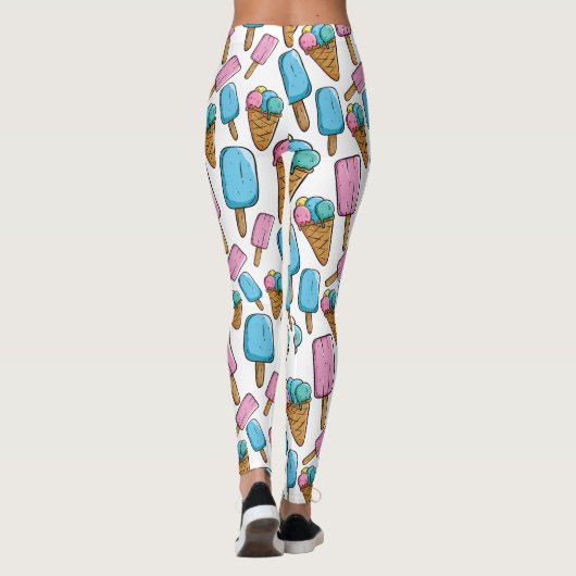 Eis-Creme-Leggings Leggings (Rückseite)