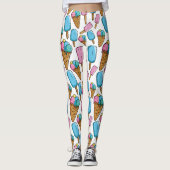 Eis-Creme-Leggings Leggings (Vorderseite)