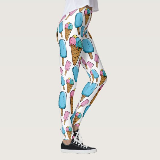 Eis-Creme-Leggings Leggings (Rechts)