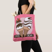 Eis Creme Lover Farbtaschen Tasche (Von Nahem)