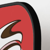 Eis Creme Lover individuelle Name & Farbe Pickleball Schläger (Linke Seite)