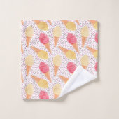 Eis Creme Pattern Handtuchhandtuch Set (Waschlappen)