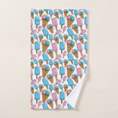 Eis Creme Pattern Handtuchhandtuch Set (Handtuch)