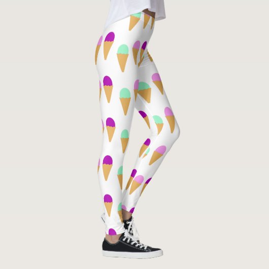 Eis Creme Pattern Leggings (Rechts)