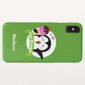 Eis Creme Pinguin individuelle Name- und Farbtelef Case-Mate iPhone Hülle (Rückseite (Horizontal))