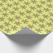 Eis-Creme-Sternmuster Geschenkpapier (Ecke)