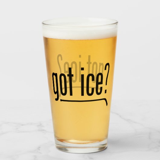 Eis dabei? (Hockey) Glas (Rückseite (gefüllt))