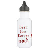 Eis Dance Coach Wasserflasche - Rotes Funkenpaar (Links)
