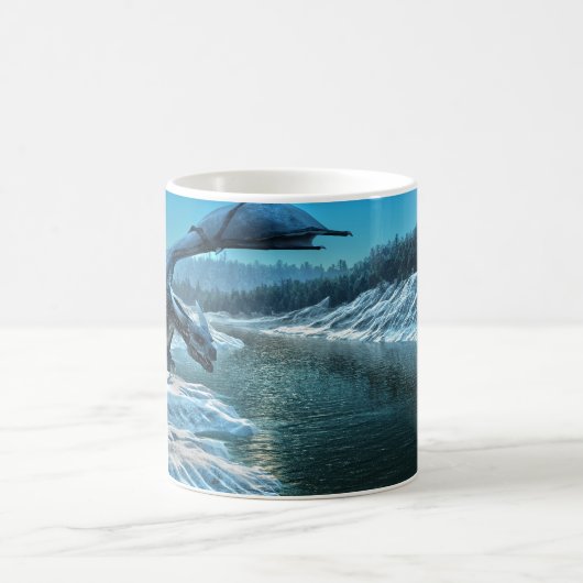 Eis-Drache Kaffeetasse (Mittel)