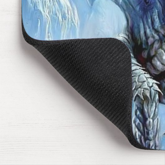 Eis-Drache Mousepad (Ecke)