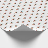 Eis dreilliedriges Skop-Rosa-Muster Geschenkpackun Geschenkpapier (Ecke)