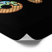 Eis-Drip-Meme Lustig Sechs Sieben 67 Geschenk Poster (Ecke)