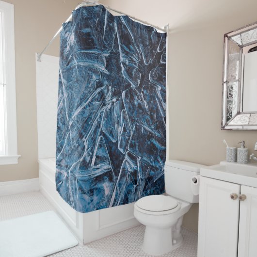 Eis Duschvorhang (Beispiel)