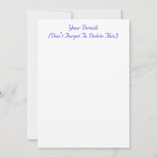 EIS EINLADUNG (Rückseite)