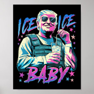 Eis Eis Baby Eis Genieße Ein Eis Kalt Gl Der Absch Poster