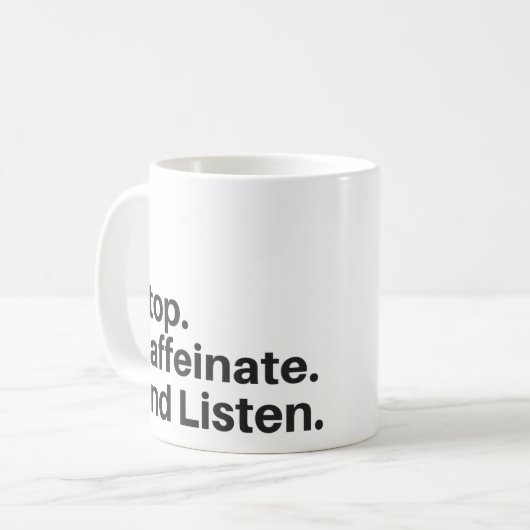 Eis-Eis-Baby-Kaffee-Tasse Kaffeetasse (Vorderseite Links)