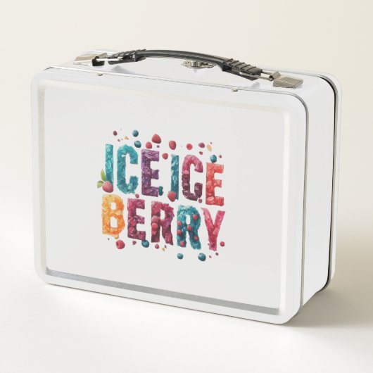 Eis, Eisberry Metall Brotdose (Rückseite)