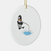 Eis-Fischen Keramikornament (Rechts)