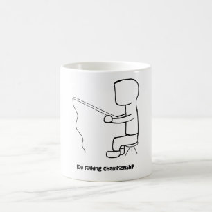 Eis-Fischen-Meisterschafts-Tassen-/Kaffeetasse Kaffeetasse